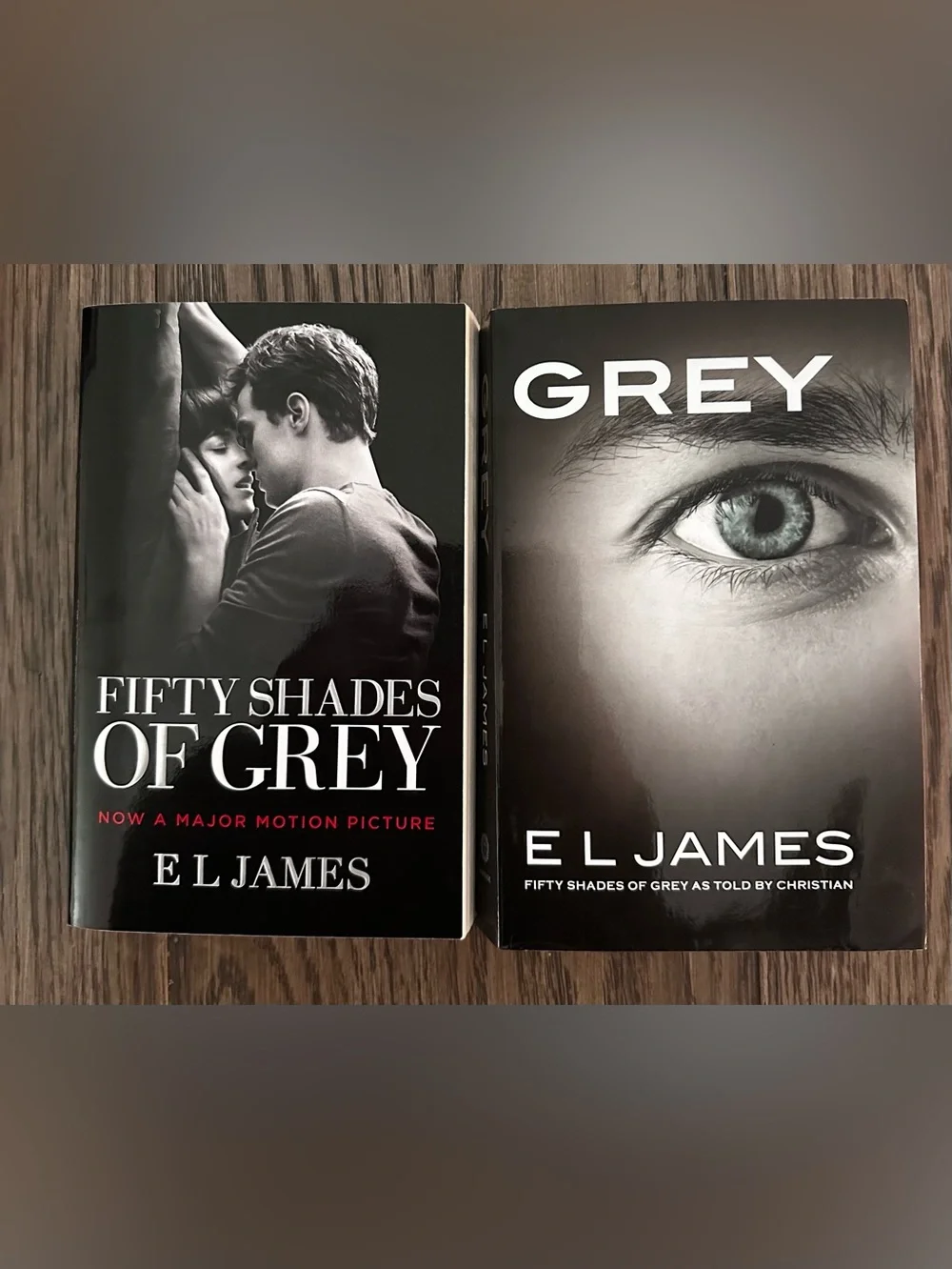 Grey/50 Shades paperback Book - Black/Grey Cover